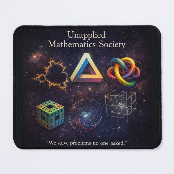 Item preview, Unapplied Mathematics Society – Blueprint Poster designed and sold by Grand Illusions.