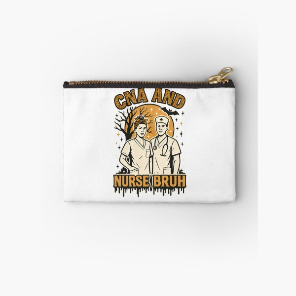 Item preview, CNA and Nurse Bruh – Funny CNA Nurse Halloween Duo Design designed and sold by ClinicalHubs.