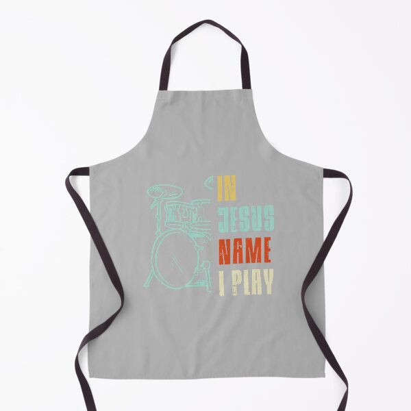 Item preview, Jesus Name I Play Drums God Drumming Music Christian Drummer designed and sold by mjohnson9.