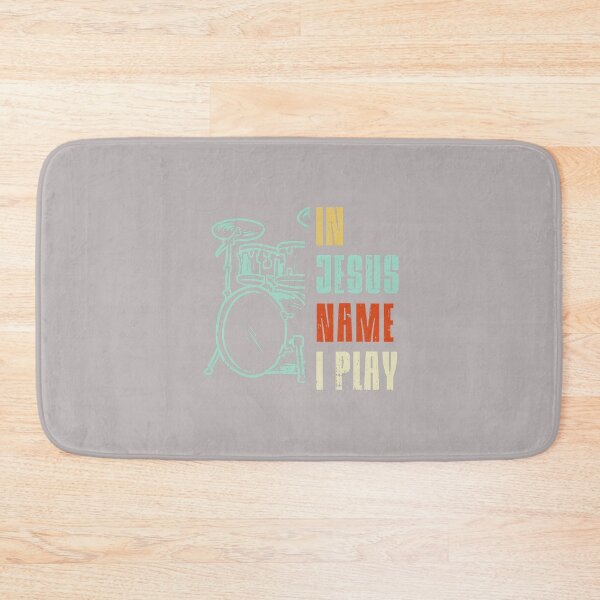 Item preview, Jesus Name I Play Drums God Drumming Music Christian Drummer designed and sold by mjohnson9.
