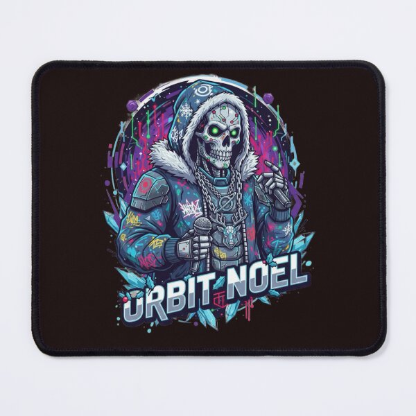 Item preview, Orbit Noel – Cyberpunk Skeleton Rapper with Neon Sci-Fi Street Art Styl designed and sold by Thaivi Design.