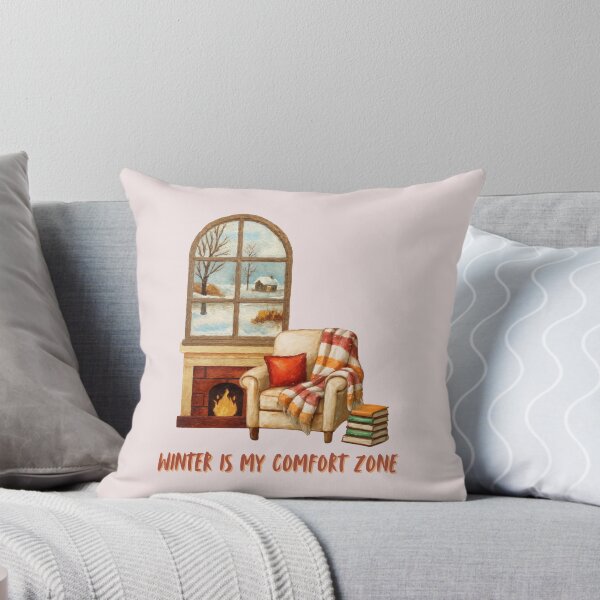 Item preview, Winter Is My Comfort Zone Quote designed and sold by Inkworksbyshery.