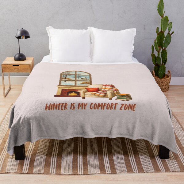 Item preview, Winter Is My Comfort Zone Quote designed and sold by Inkworksbyshery.