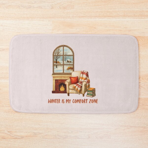 Item preview, Winter Is My Comfort Zone Quote designed and sold by Inkworksbyshery.
