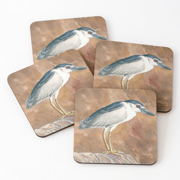 Item preview, Black Crowned Night Heron designed and sold by Amanda Pratt.