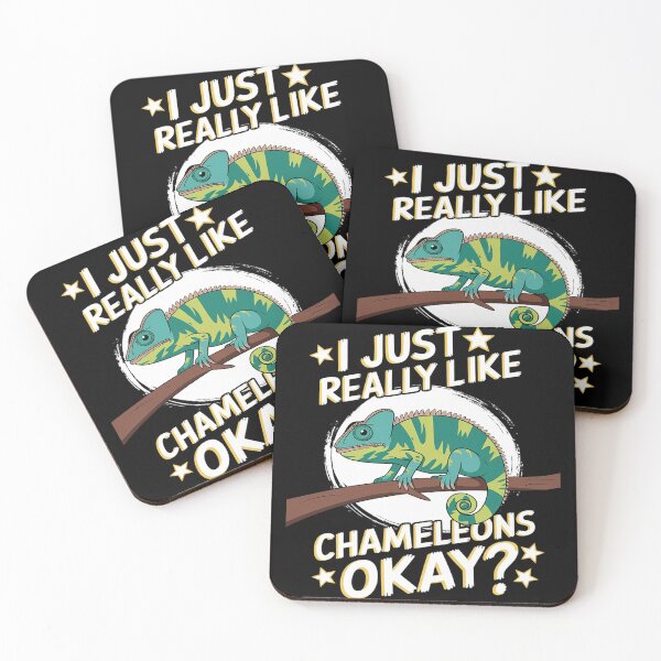 Item preview, Chameleon Quote Chamaeleons I Just Really Like Chameleons  designed and sold by FadeOfThrone.