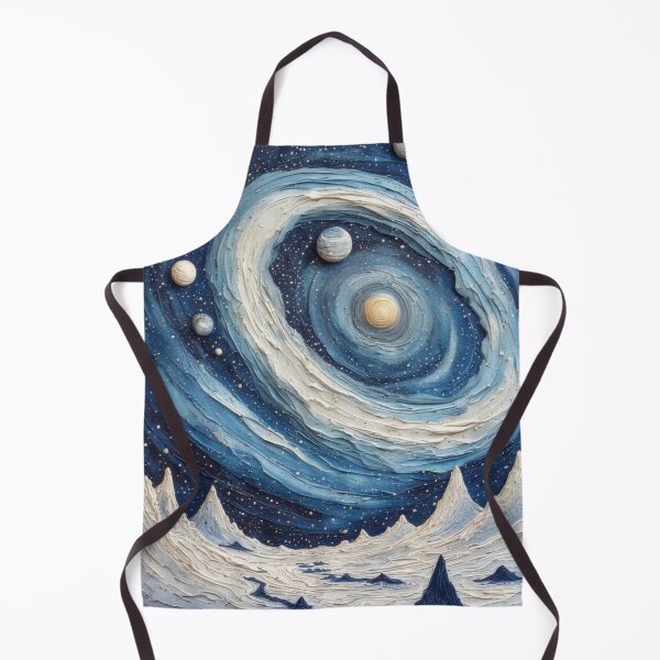 Item preview, Swirling sky over frozen landscape designed and sold by Mianku | Für das Leben.
