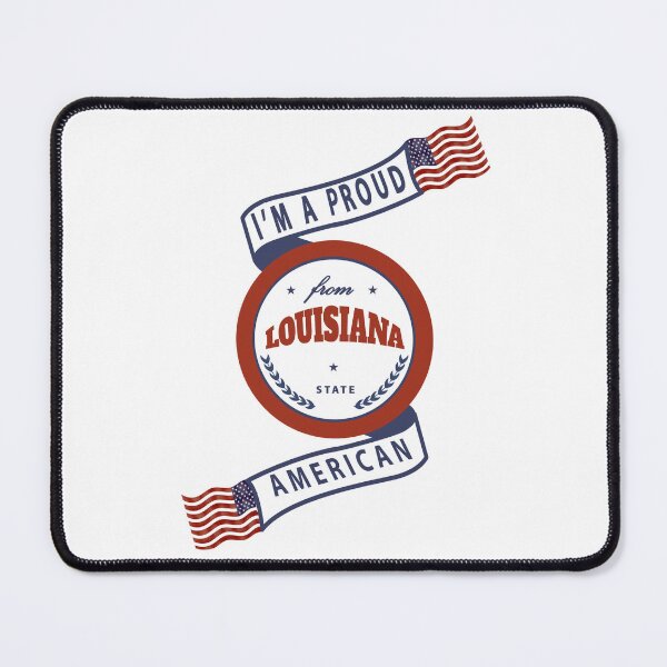 Item preview, Proud American Louisiana State Badge designed and sold by capricedefille.