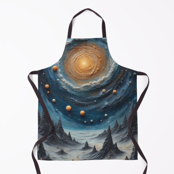 Item preview, Cosmic landscape with vortices and planets designed and sold by Mianku | Für das Leben.