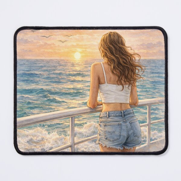 Item preview, Lost in the View – Sunset Stillness by the Sea designed and sold by MIArt Studio.