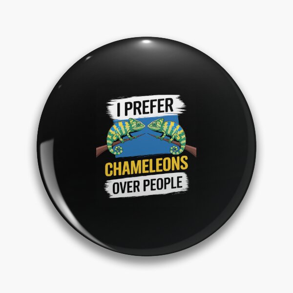 Item preview, Chameleon Quote I Prefer Chameleons Over People Chameleon designed and sold by SyntaxClaw.