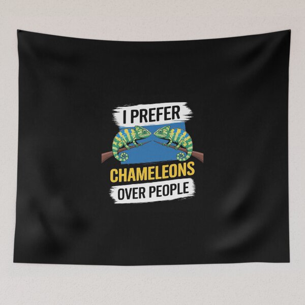 Item preview, Chameleon Quote I Prefer Chameleons Over People Chameleon designed and sold by SyntaxClaw.