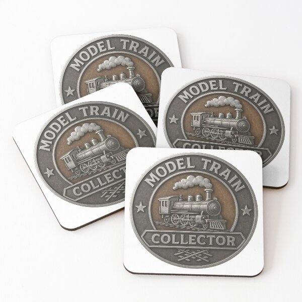 Item preview, Model Train Collector Badge – Vintage Railway Emblem designed and sold by Creative88Art.