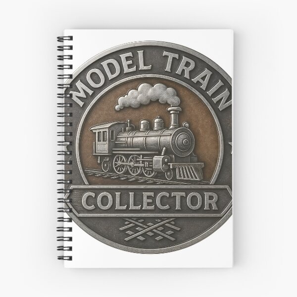 Item preview, Model Train Collector Badge – Vintage Railway Emblem designed and sold by Creative88Art.