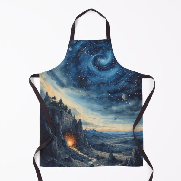 Item preview, Nightscape with starry sky and cave designed and sold by Mianku | Für das Leben.