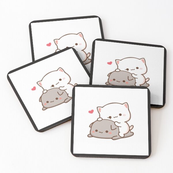 Item preview, Two adorable cats cudding together artwork  designed and sold by NivyasArtistry.