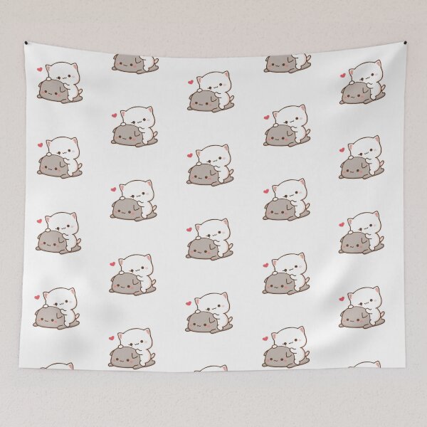 Item preview, Two adorable cats cudding together artwork  designed and sold by NivyasArtistry.