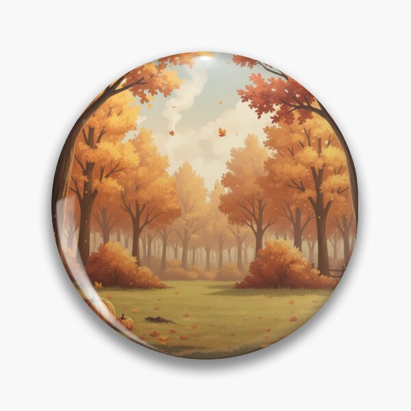 Item preview, Golden Autumn Glow ​The Pumpkin Patch Clearing designed and sold by ZyVoAli.