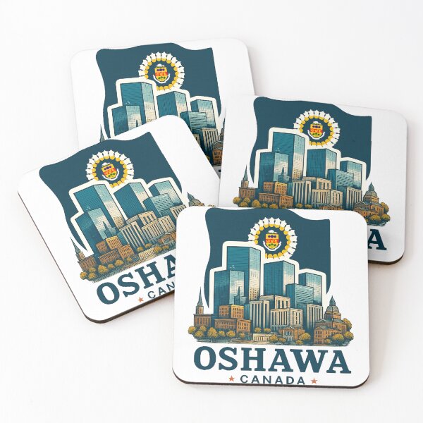 Item preview, A Vintage Travel Illustration of Oshawa - Canada A Vintage Travel Illustration of Oshawa - Canada designed and sold by vectcd.