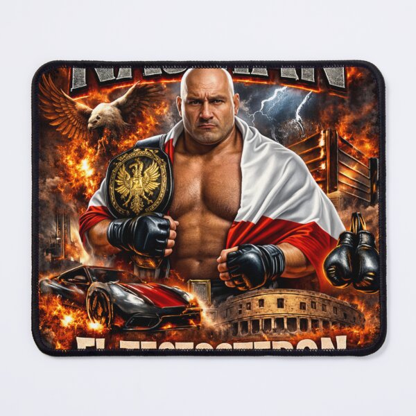 Item preview, NAJMAN – EL TESTOSTERON | Legenda Polskiego Oktagonu designed and sold by TrendTribeTP.