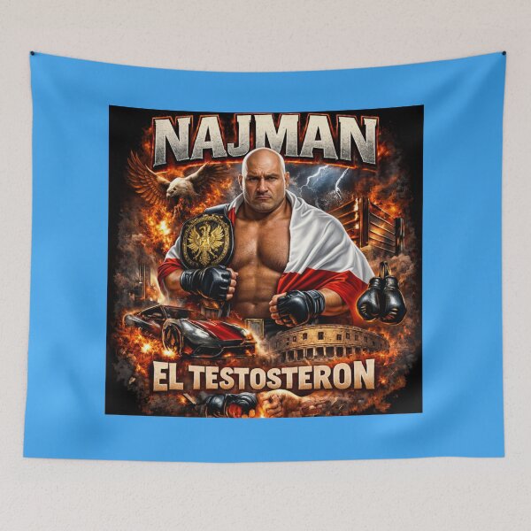 Item preview, NAJMAN – EL TESTOSTERON | Legenda Polskiego Oktagonu designed and sold by TrendTribeTP.