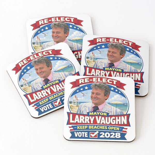 Item preview, Re-elect Mayor Larry Vaughn from the Shark Movie on Amity Island  designed and sold by culturestash.
