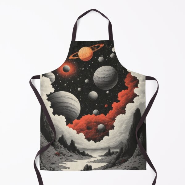Item preview, Surreal lunar landscape with cosmic elements designed and sold by Mianku | Für das Leben.