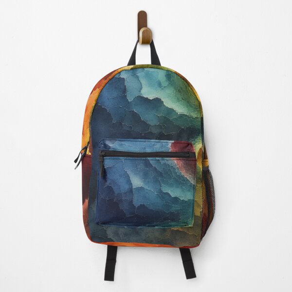 Item preview, Colorful abstract landscape in cellular structure designed and sold by Mianku | Für das Leben.