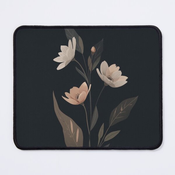 Item preview, Minimal Dark Floral designed and sold by WhereHopeBlooms.