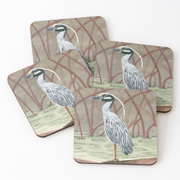 Item preview, Yellow Crowned Night Heron designed and sold by Amanda Pratt.
