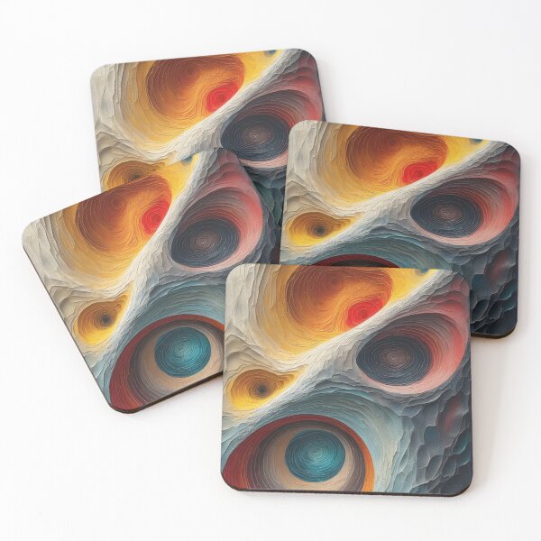 Item preview, Abstract, colorful, textured, geometric art designed and sold by Mianku | Für das Leben.