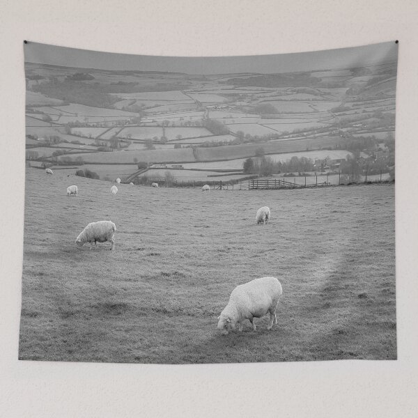 Item preview, Grazing Sheep Dorset England Infrared designed and sold by Londonimages.