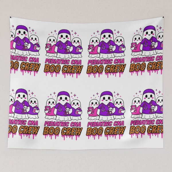 Item preview, Pediatric CNA Boo Crew – Cute Ghost Pediatric Nurse Aide Halloween Design designed and sold by ClinicalHubs.
