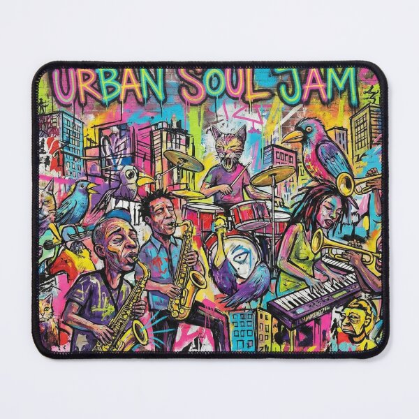 Item preview, Urban Soul Jam - Colorful Abstract Expressionist Street Art designed and sold by L.U.S.A.