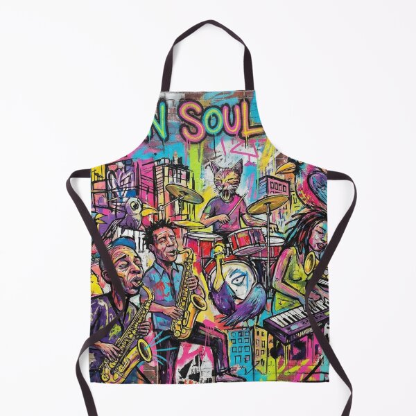 Item preview, Urban Soul Jam - Colorful Abstract Expressionist Street Art designed and sold by L.U.S.A.