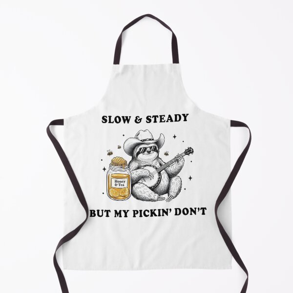 Item preview, Slow & Steady But My Pickin’ Don’t – Funny Sloth Banjo Design designed and sold by Senkov.