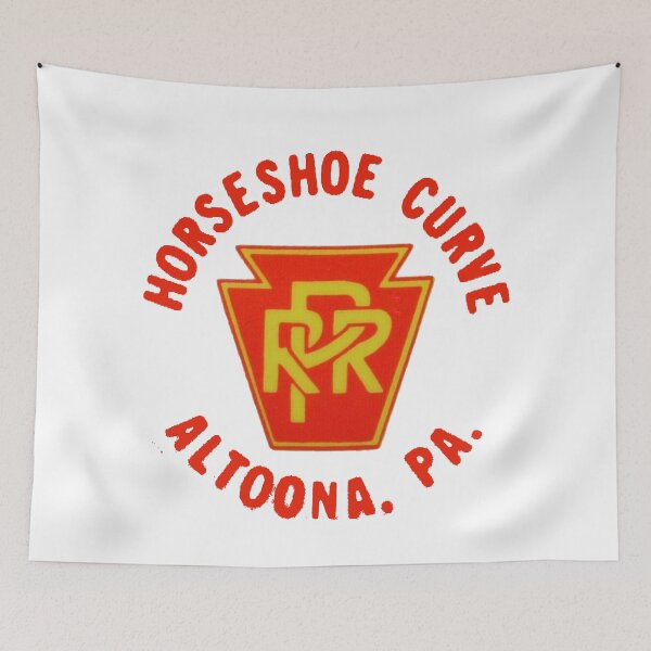Item preview, Vintage Pennsylvania Railroad - Horseshoe Curve - Altoona, Pennsylvania designed and sold by QuayTradingCo.