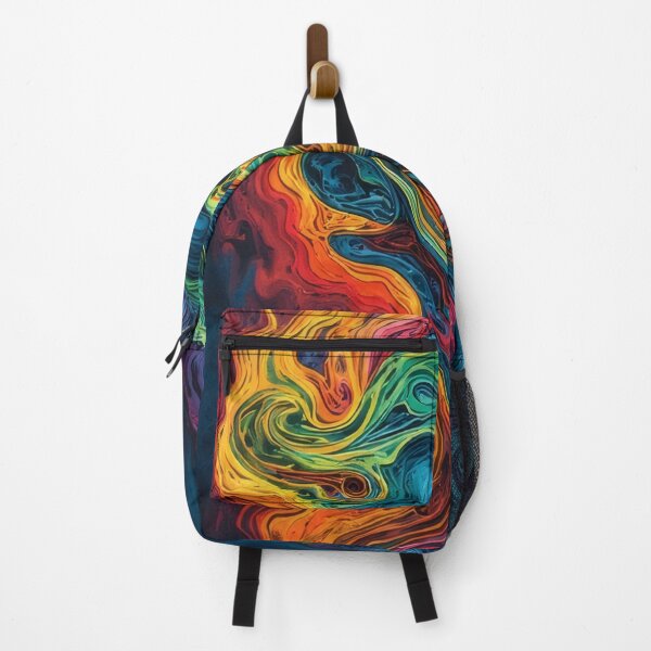 Item preview, Abstract color flow facial illusion designed and sold by Mianku | Für das Leben.