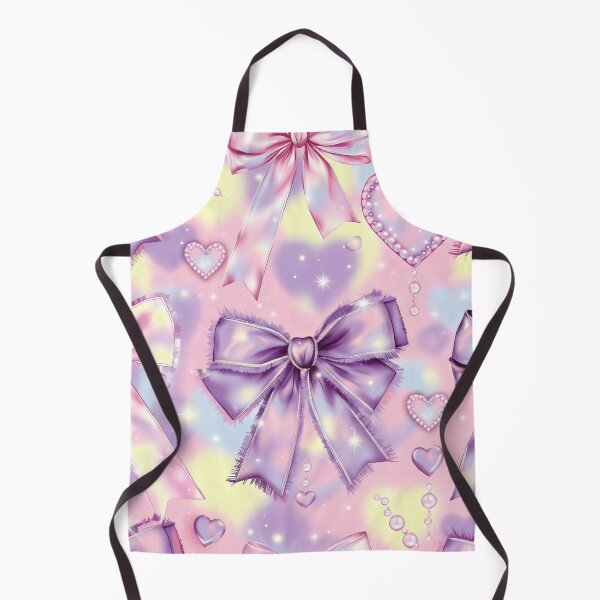 Item preview, Pink Satin Bows and Hearts – Whimsical Pastel Pattern designed and sold by SplashTastic.