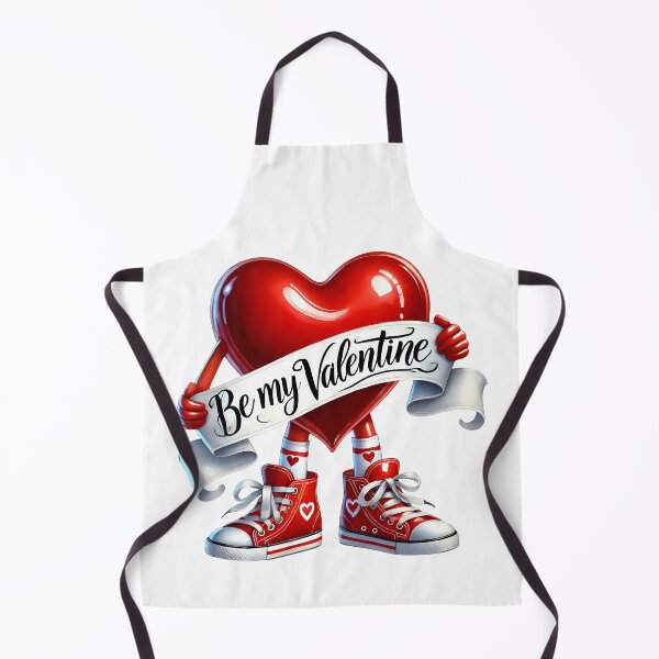 Item preview, Walking Love Heart Be My Valentine - Retro Sweetheart designed and sold by FuzionRaptor.