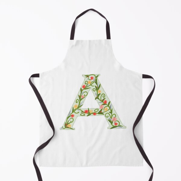 Item preview, Floral Alphabet Letters Botanical Pattern "A" designed and sold by Jackie Scott Artist.