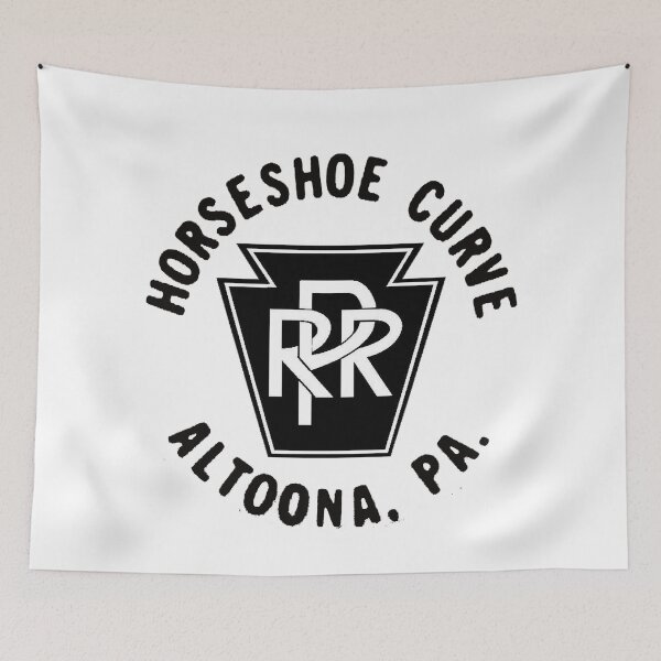 Item preview, Vintage Pennsylvania Railroad - Horseshoe Curve - Altoona, Pennsylvania designed and sold by QuayTradingCo.