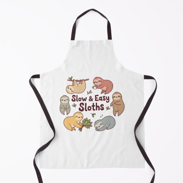 Item preview, Slow & Easy Sloths – Cute Sloth Illustration, Cozy Aesthetic Art designed and sold by Senkov.