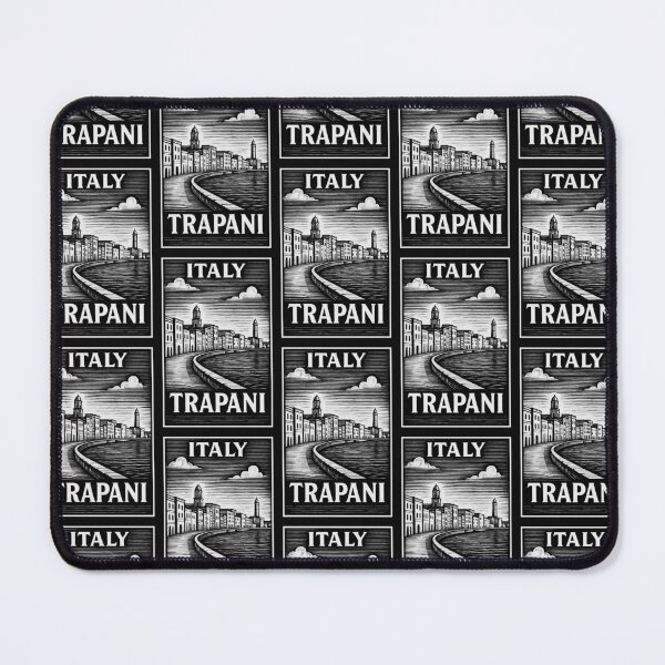 Item preview, Trapani Italy Linocut Style  designed and sold by Thistle-TShop.