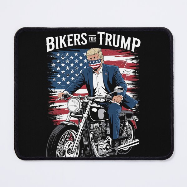 Item preview, Bikers For Trump Motorcycle Christmas Trump designed and sold by AquaKiev.