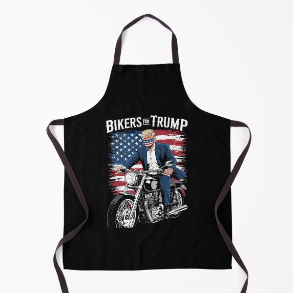 Item preview, Bikers For Trump Motorcycle Christmas Trump designed and sold by AquaKiev.