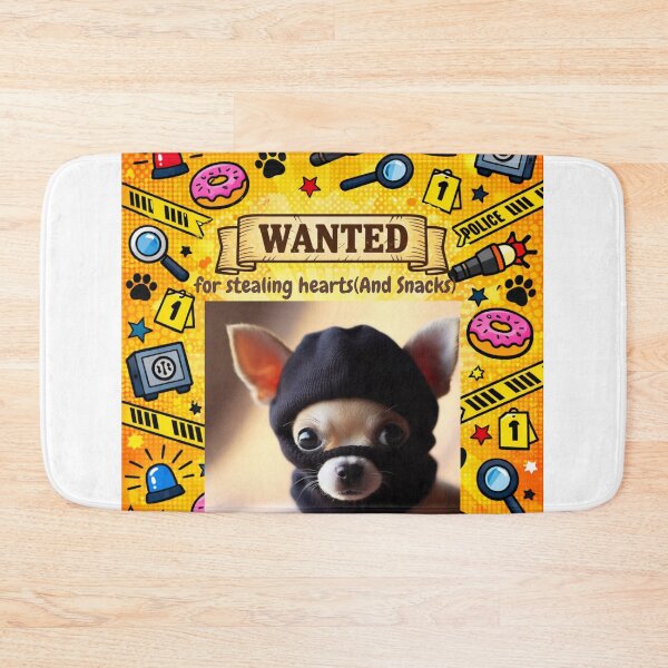 Item preview, Wanted: Masked Chihuahua Bandit  designed and sold by Matty69TeeS.