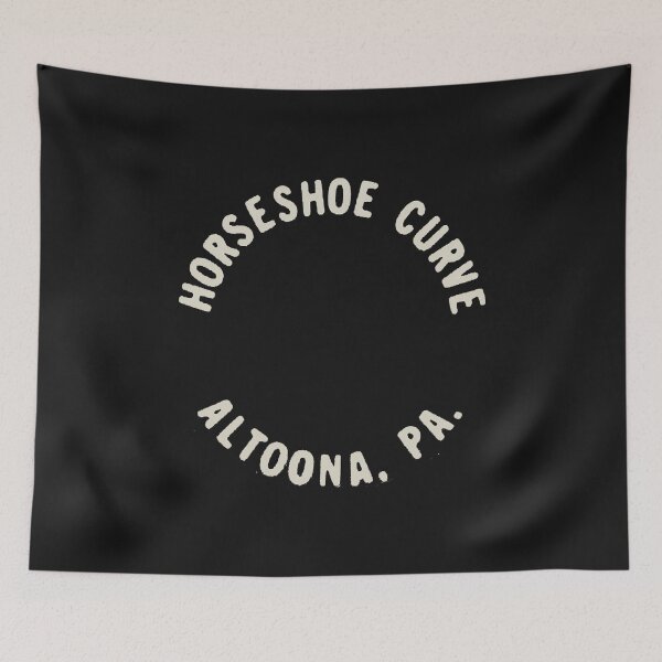 Item preview, Vintage Pennsylvania Railroad - Horseshoe Curve - Altoona, Pennsylvania designed and sold by QuayTradingCo.