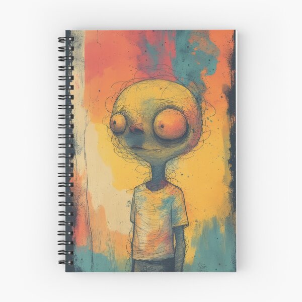 Item preview, Distorted portrait of a being in colors designed and sold by Mianku | Für das Leben.