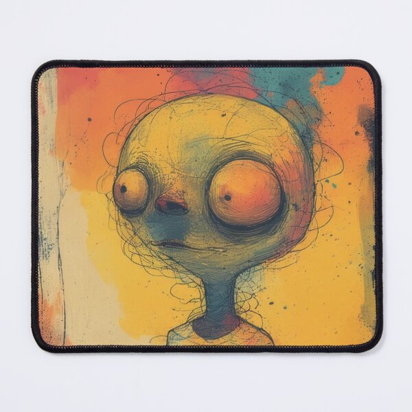 Item preview, Distorted portrait of a being in colors designed and sold by Mianku | Für das Leben.